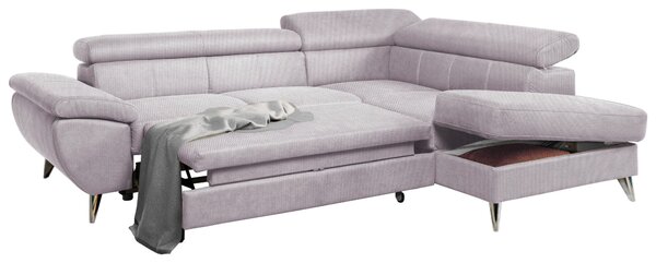 SEDACIA SÚPRAVA, textil, sivá Welnova - Sedačky