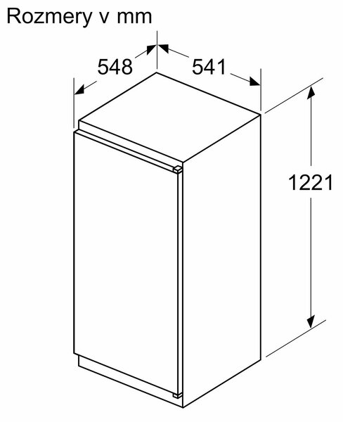 Bosch KIR41NSE0 + kupóny na daľší nákup - Vstavaná chladnička