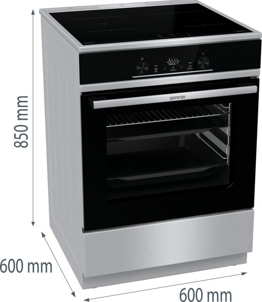 Gorenje GEITS6E71PBG - Sporák indukčný
