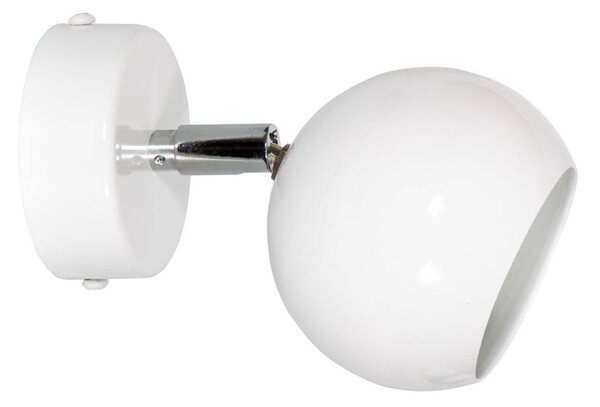 Nástenné svietidlo OXFORD, 1x biele kovové tienidlo, (možnosť polohovania)