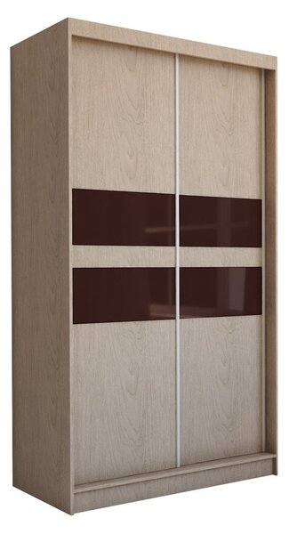 Kvalitná Šatníková skriňa Finezja 150 cm Čierna/biela