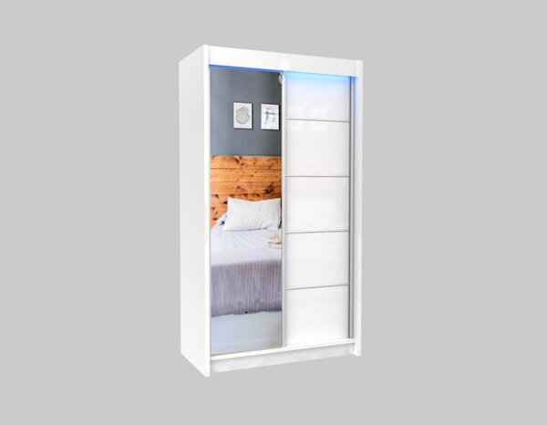 Kvalitná Šatníková skriňa Makira 120 cm Dub sonoma