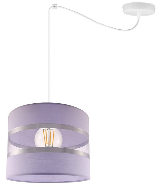 Závesné svietidlo Elegance Spider, 1x textilné tienidlo (výber z 8 farieb), w