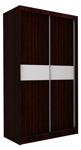 Kvalitná Šatníková Skriňa Tanna 150 cm Čierna/biela