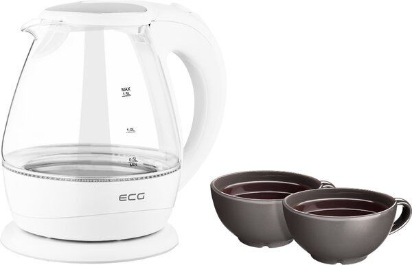 ECG RK 1520 Glass - Rýchlovarná kanvica