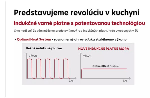 Mora VDIS 677 FF + kupóny na daľší nákup - Indukčná varná doska