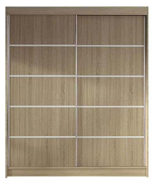 Šatníková skriňa LINO IV šírka 120 cm - dub sonoma