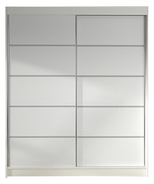 Šatníková skriňa LINO IV šírka 120 cm - biela