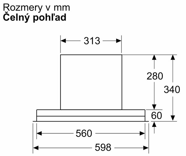 Bosch DBB67DP60 + kupóny na daľší nákup - Odsávač pár