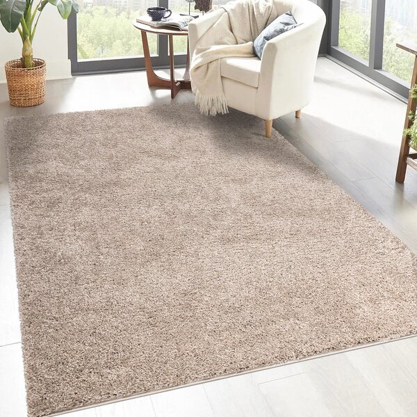 Dekorstudio Shaggy koberec CITY 500 svetlo hnedý Rozmer koberca: 160x230cm