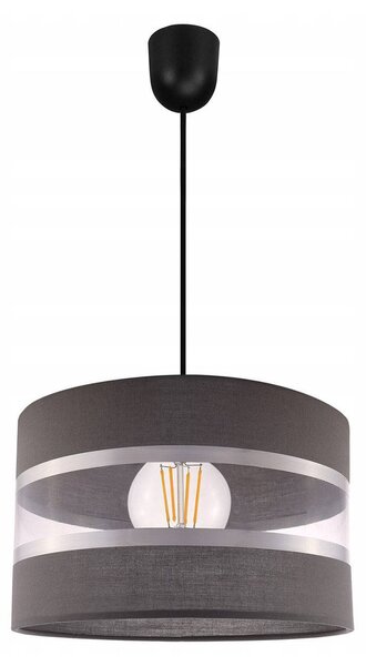 Závesné svietidlo Elegance, 1x textilné tienidlo (výber z 3 farieb), (výber z 3 farieb konštrukcie), lp