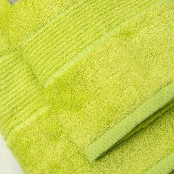 Áčko AC BAMBOO Apple Green 8581300021572 - set uterák 50x70cm + osuška 70x140 cm , bambus/bavlna 600g/m2
