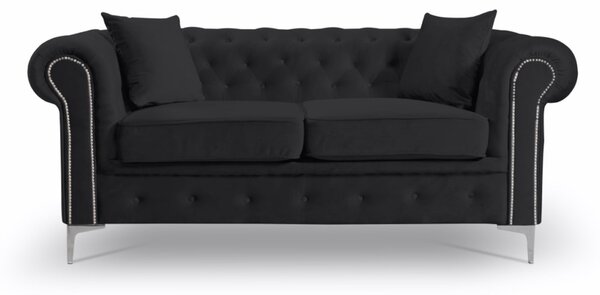 Pohovka Roma Chesterfield II Čierna