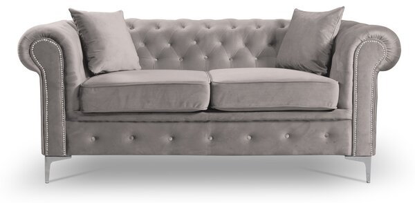 Pohovka Roma Chesterfield II Modrá