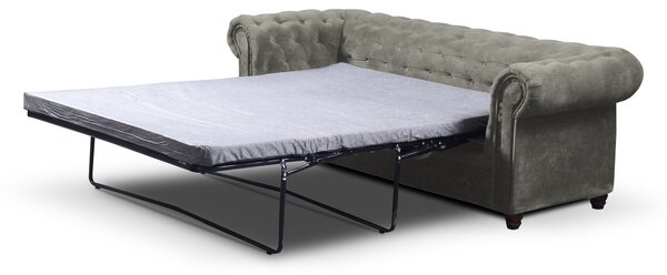 Rozkladacia pohovka Infinity Chesterfield II Svetlosivá
