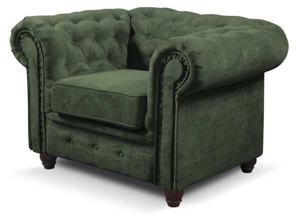 Kreslo Infinity Chesterfield Modrá