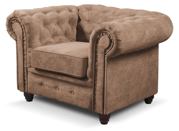 Kreslo Infinity Chesterfield Modrá