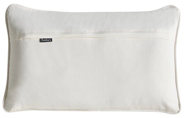 Sada 2 dekoratívnych vankúšov biela ružová bavlna kvetinový vzor 30 x 50 cm moderný štýl obývacia izba spálňa