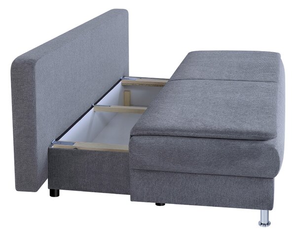 ROZKLADACIA POHOVKA, textil, kompozitné drevo, sivá P & B - Sedačky, Online Only