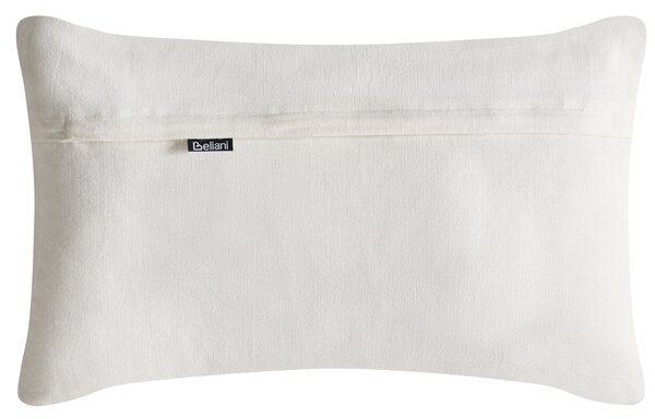Sada 2 dekoratívnych vankúšov biela zelená bavlna vzor listov 45/30 x 45/50 cm moderný štýl obývacia izba spálňa