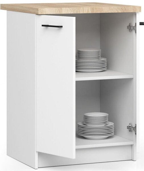 Kuchynská skrinka OLIVIA S60 2D - biela