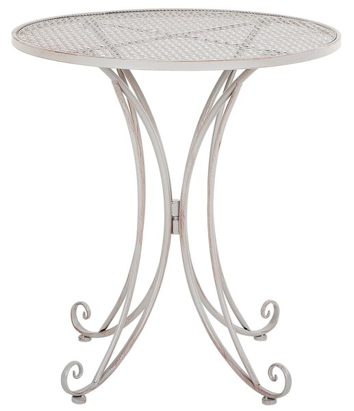 Záhradná bistro sada sivý železný stolík 2 stoličky vintage štýl francúzsky shabby chic