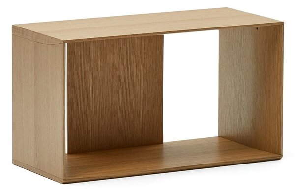 Modulárny policový systém v dekore duba v prírodnej farbe 67x38 cm Litto – Kave Home