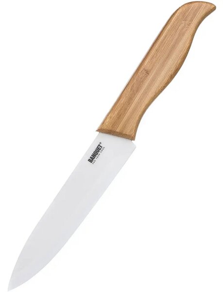 Banquet Keramický nôž porciovací Acura Bamboo, 23,5 cm