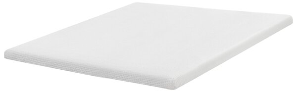 Vrchný matrac biela latex pena polyesterový poťah 180 x 200 cm topper podložka na posteľ spálňa