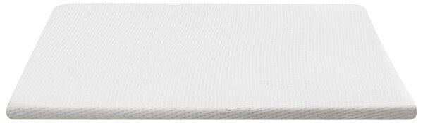Vrchný matrac biela latex pena polyesterový poťah 180 x 200 cm topper podložka na posteľ spálňa
