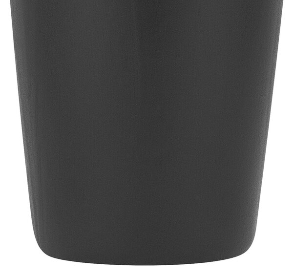 Dekoratívna váza na stôl čierna kameninová 33 cm elegantná glamour bytové doplnky