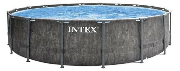 Intex 26742 Bazén Prism Frame Greywood Premium 4,57 x1,22 126742