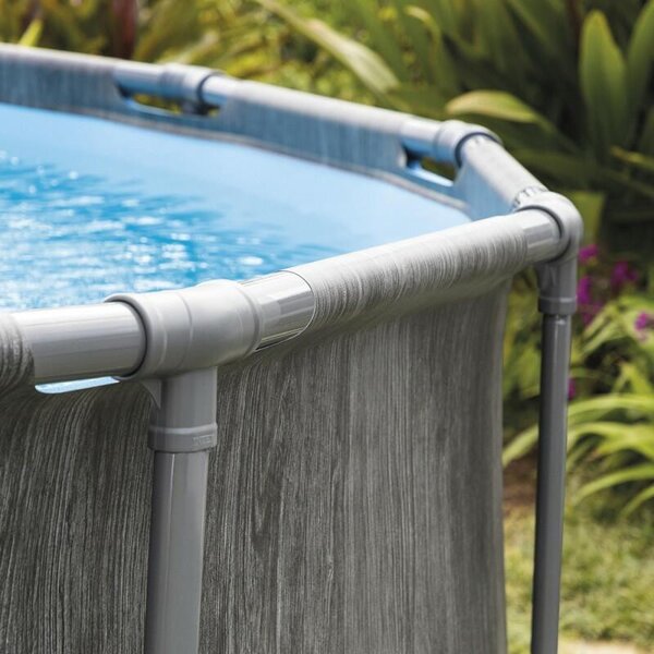 Intex 26742 Bazén Prism Frame Greywood Premium 4,57 x1,22 126742