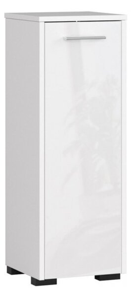 Kúpeľňová skrinka FIN S30 - biela/biela lesk