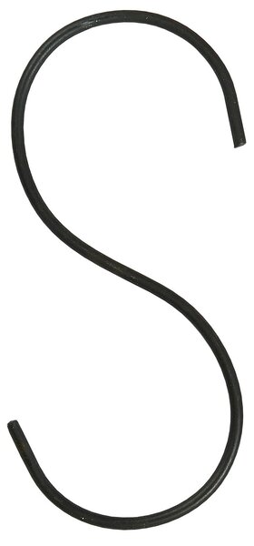 Kovový háčik S-hook Dark Grey 10 cm