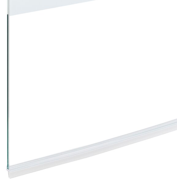 Sprchová zástena na vaňu s dvierkami zlatá priehľadná matné tvrdené sklo hliník nehrdzavejúca oceľ 140 x 120 cm minimalistický dizajn