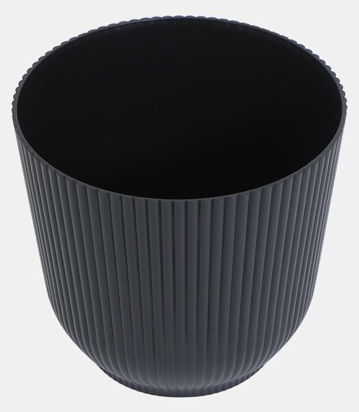 Sinsay - Ryhovaný kvetináč - čierna