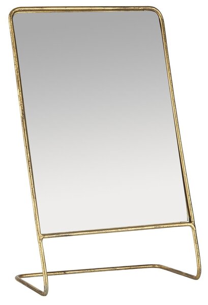 Stolné zrkadlo Antique Gold