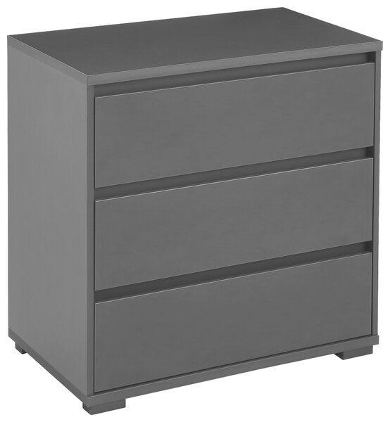 KOMODA, antracitová, 80/79/48 cm Carryhome - Komody, Online Only