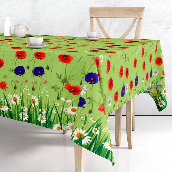 Obrus ​​PVC Mirabella 6910B - Poľné kvety 140cm x 20m