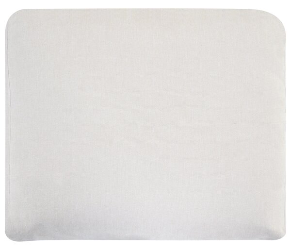 3-miestna pohovka svetlobéžové látkové čalúnenie železné nohy minimalistický štýl mid century modern