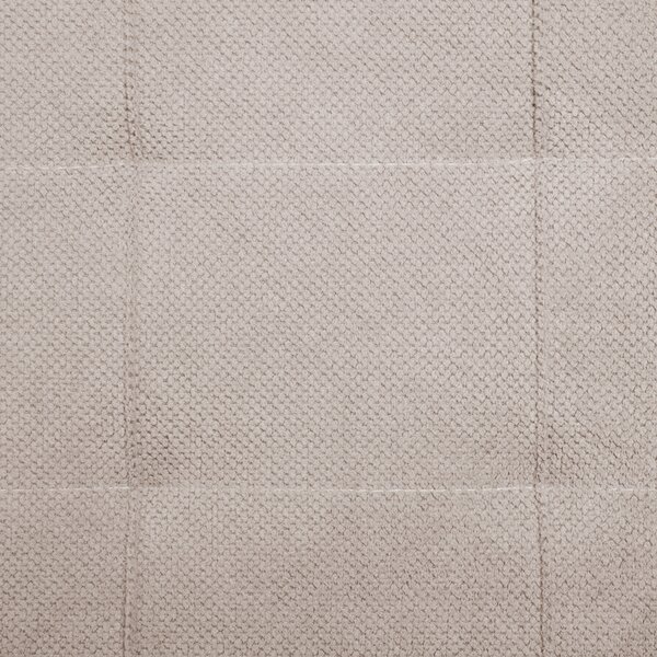 Taburet béžový 100 x 42 x 40 cm polyester čalúnená taburetka úložný priestor obývacia izba moderný štýl