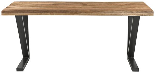 PÍSACÍ STÔL, prírodná farba, čierna, 140/76/80 cm Livetastic - Online Only kancelárie, Online Only