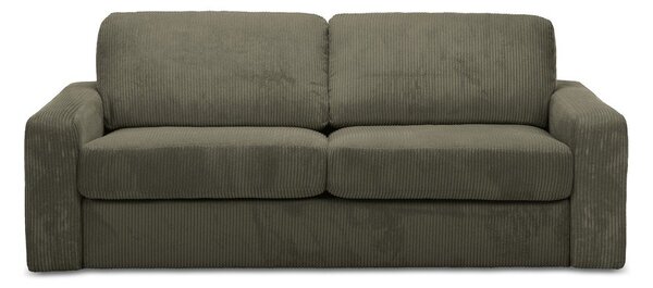 Khaki menčestrová rozkladacia pohovka 195 cm Nona – Makamii