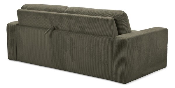 Khaki menčestrová rozkladacia pohovka 195 cm Nona – Makamii