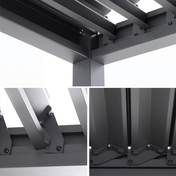 PERGOLA velikost: 389/238,5/296,2 cm Gardenson - Online Only záhrada, Online Only