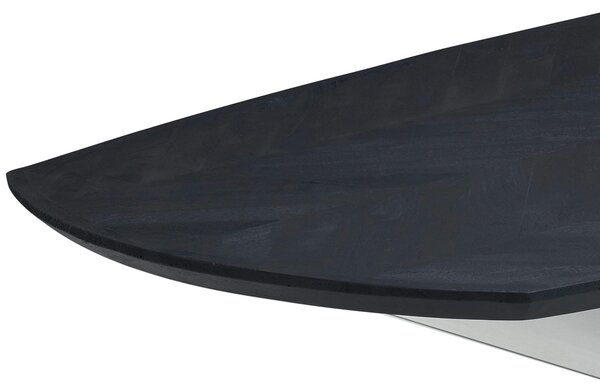 JEDÁLENSKÝ STÔL, mangové drevo, čierna, 180/100/76 cm P & B - Online Only jedálne, Online Only