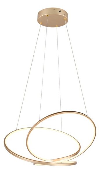 Trio T349119179 LED závesné stropné svietidlo DARVIN | 52W integrovaný LED zdroj | 6700lm | 2300+3000+4000K