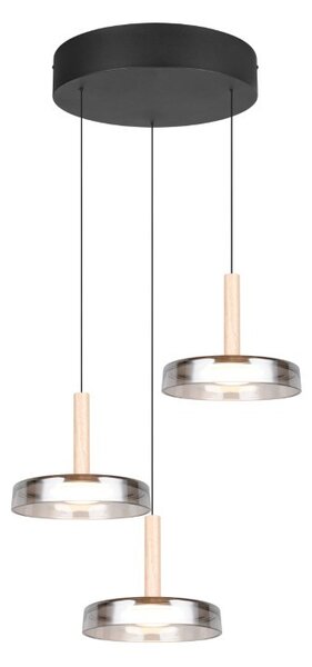 Trio T354930332 LED závesné stropné svietidlo CELESTE | 3x7,5W integrovaný LED zdroj | 3x750lm | 3000K