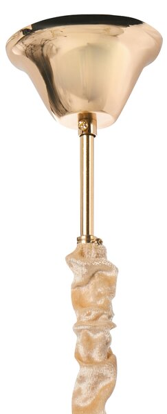 Luster zlatý železo akrylové umelé kryštály vrstvený dizajn elegantný glamour štýl